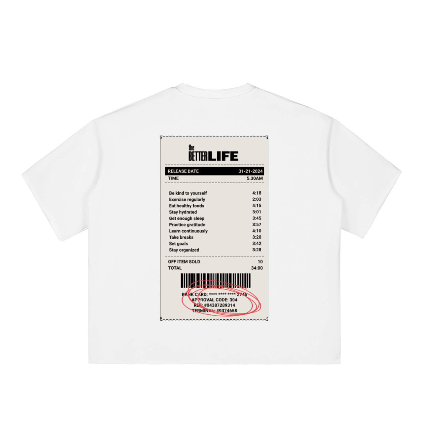 Project Ikigai Boxy better life tee