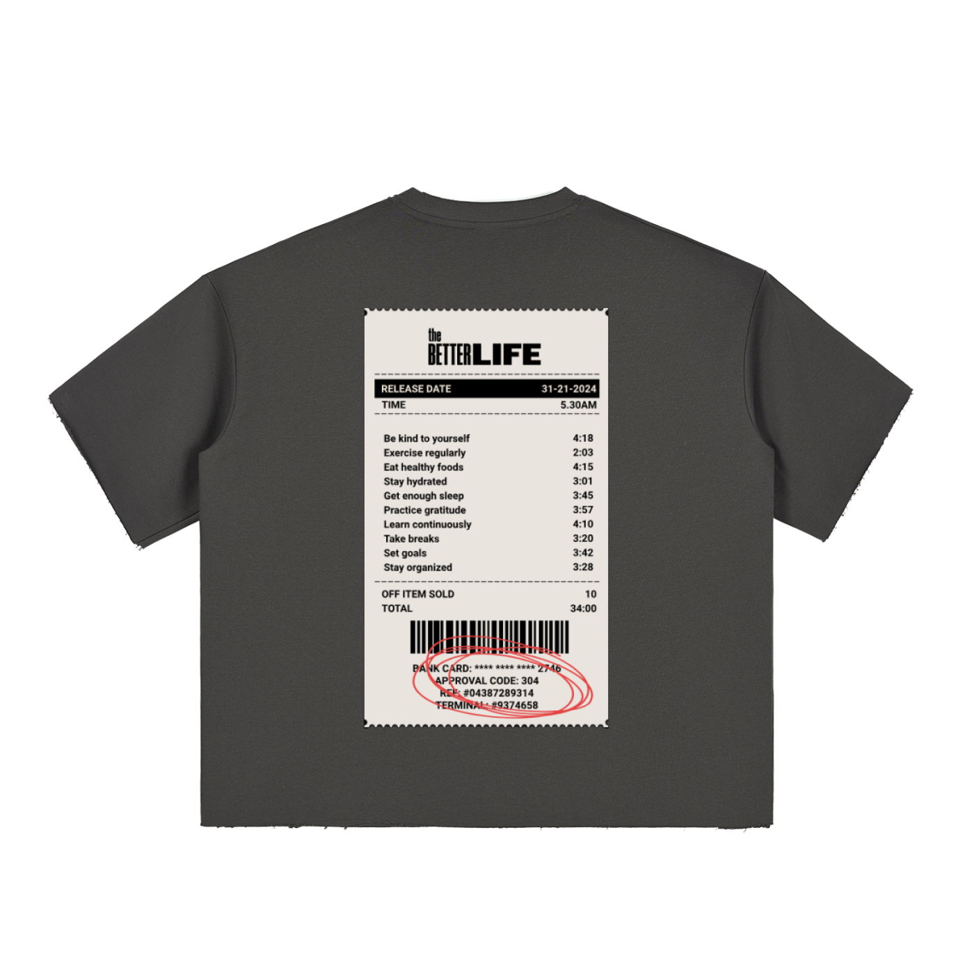 Project Ikigai Boxy better life tee